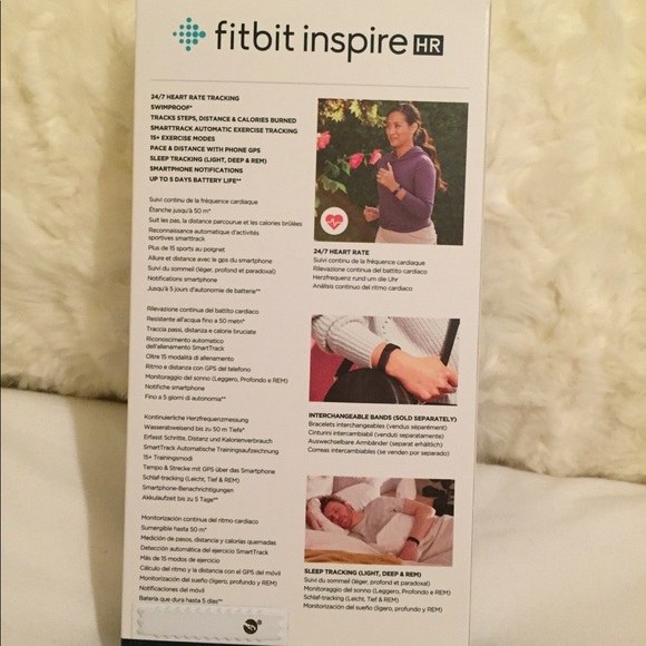 *SOLD! Fitbit Inspire HR NEW IN BOX - Picture 2 of 6